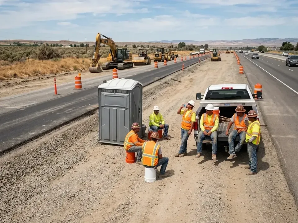 highway-road-construction-crew-007 — frequently asked questions, Porta Potty and Restroom Rentals in Artesia, CA